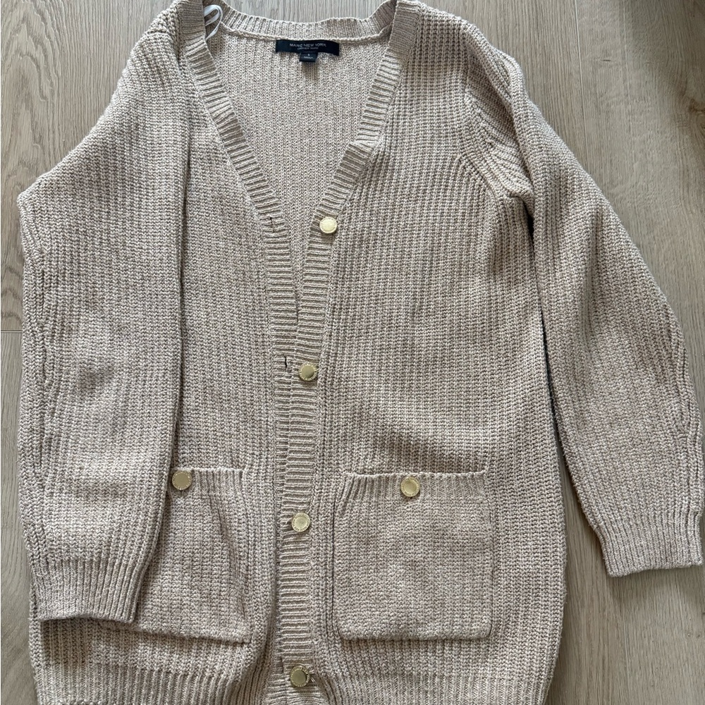 Marc New York Beige Knit Sweater